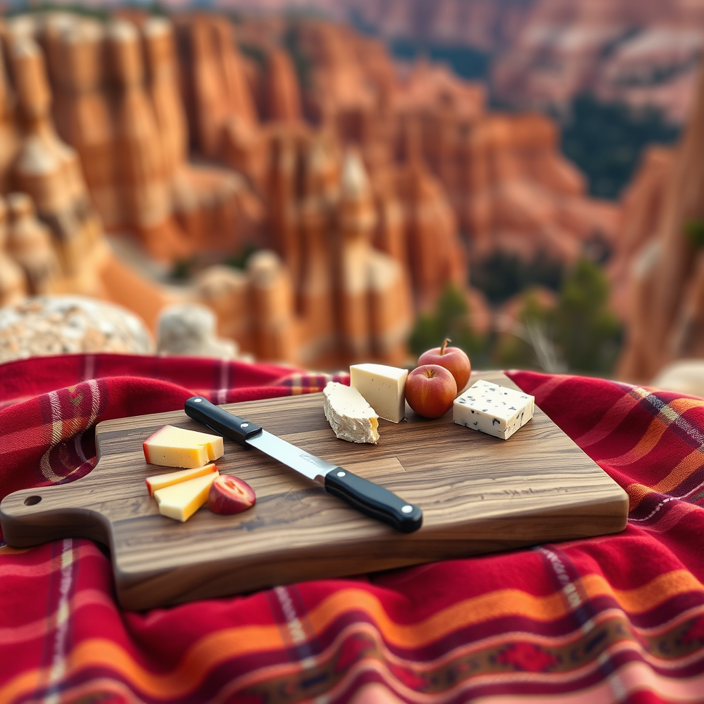 Petite Walnut Charcuterie Cutting Board.