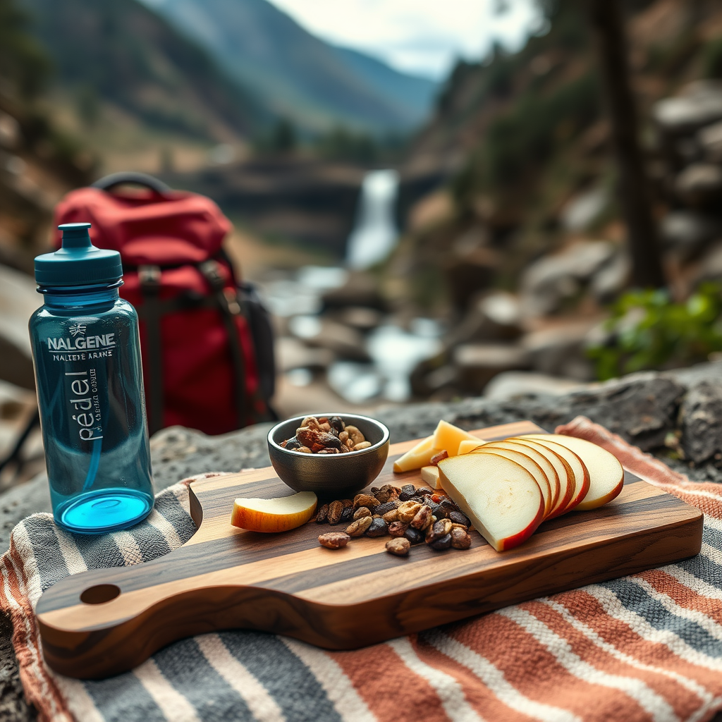 Petite Walnut Charcuterie Cutting Board.