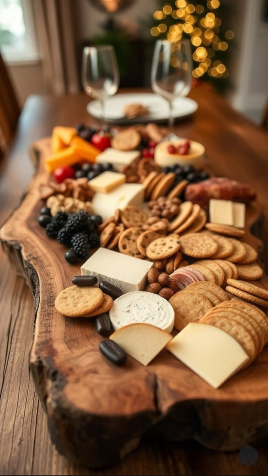 Carob Live Edge Charcuterie Cutting Board